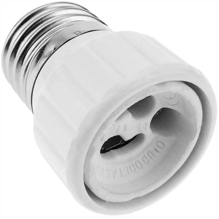 ADAPTATEUR E27 VERS GU10 ADAPTATEUR E27 VERS GU10