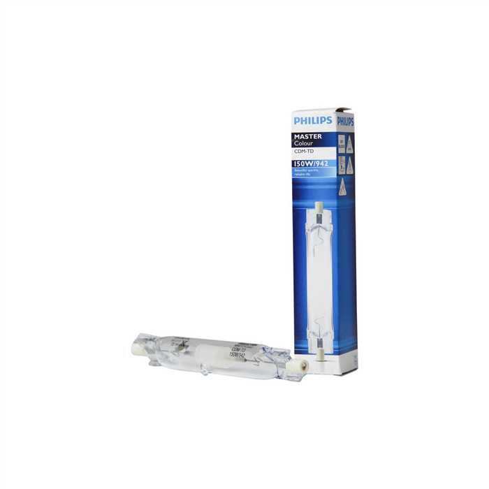 AMPOULE A DECHARGE CDM-TD "MASTER COLOUR" RX7S 150W 942 AMPOULE A DECHARGE CDM-TD "MASTER COLOUR" RX7S 150W 942
