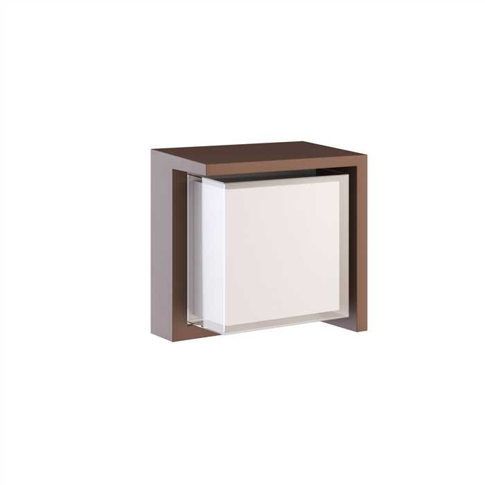 APPLIQUE LED "BLIS SQUARE" 15W CCT ROUILLE IP65 APPLIQUE LED "BLIS SQUARE" 15W CCT ROUILLE IP65