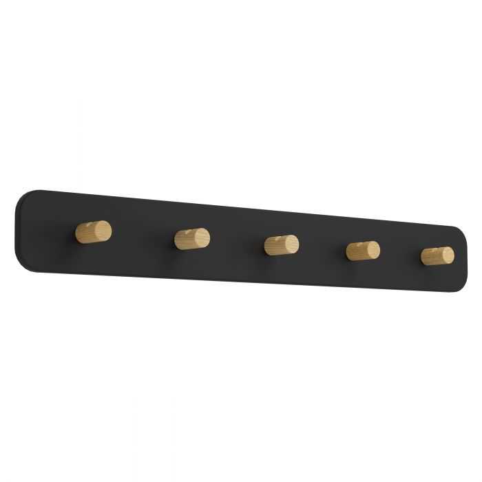 APPLIQUE LED PORTE MANTEAU "CIVITATE" 18W 830 NOIR/BOIS APPLIQUE LED PORTE MANTEAU "CIVITATE" 18W 830 NOIR/BOIS