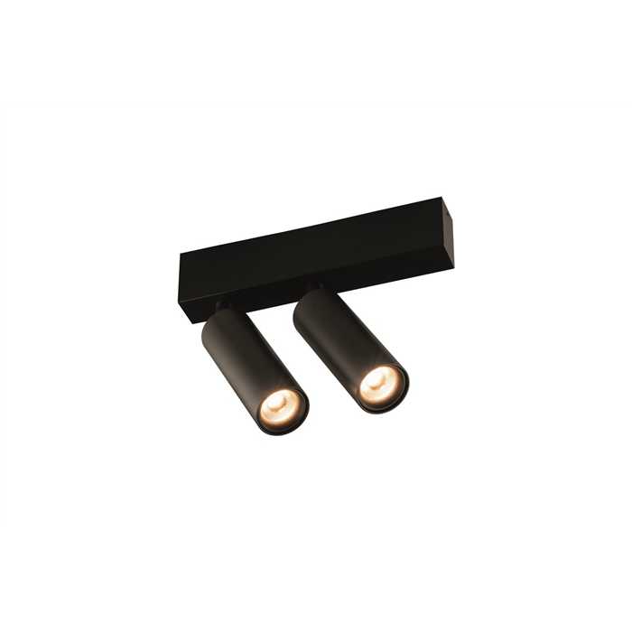 BARRE DE SPOT LED "LOPAL" 2X4,5W 927 NOIR DIM BARRE DE SPOT LED "LOPAL" 2X4,5W 927 NOIR DIM