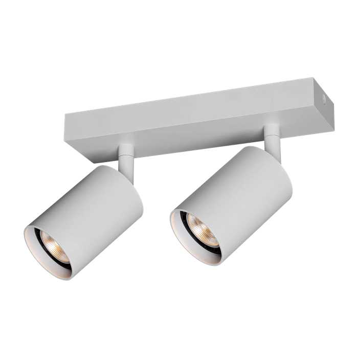 BARRE DE SPOT "TABOO" 2XGU10 BLANC BARRE DE SPOT "TABOO" 2XGU10 BLANC