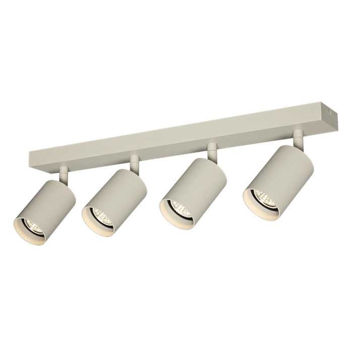 BARRE DE SPOT "TABOO" 4XGU10 BEIGE BARRE DE SPOT "TABOO" 4XGU10 BEIGE