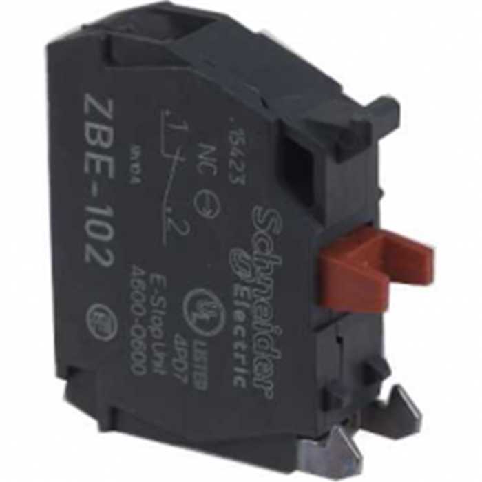 BLOC CONTACT POUR BOUTON ZBE Ø 22 - 1 O BLOC CONTACT POUR BOUTON ZBE Ø 22 - 1 O