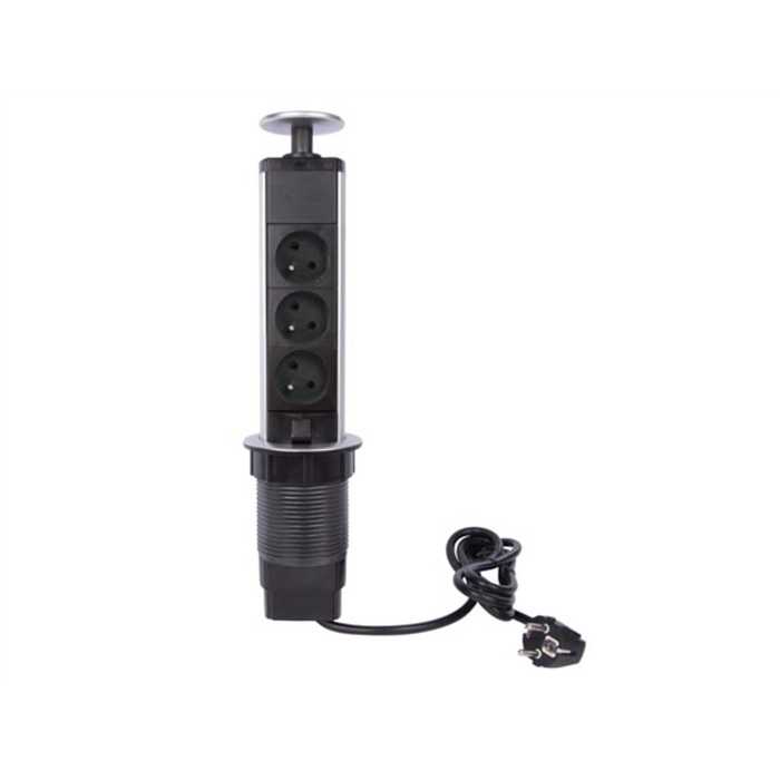 BLOC ESCAMOTABLE A 3 PRISES - TERRE FRANCAISE BLOC ESCAMOTABLE A 3 PRISES - TERRE FRANCAISE