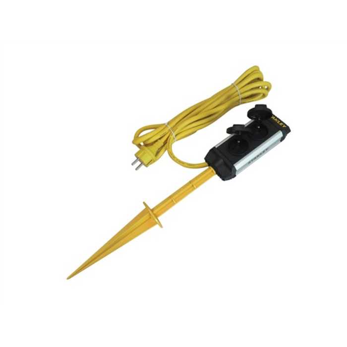 BLOC MULTIPRISE 2 PRISES AVEC CLAPETS ET PIQUET BLOC MULTIPRISE 2 PRISES AVEC CLAPETS ET PIQUET