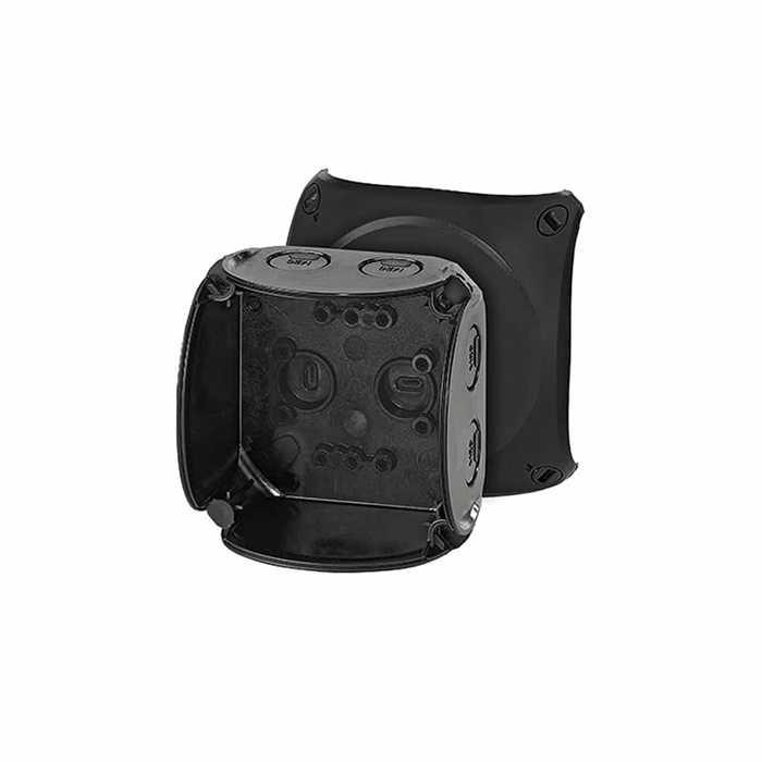 BOITE RESISTANTE INTEMPERIES VIDE 93X93 NOIR BOITE RESISTANTE INTEMPERIES VIDE 93X93 NOIR