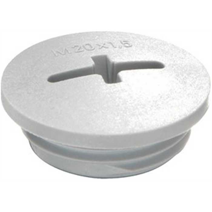 BOUCHON PVC M25 GRIS BOUCHON PVC M25 GRIS