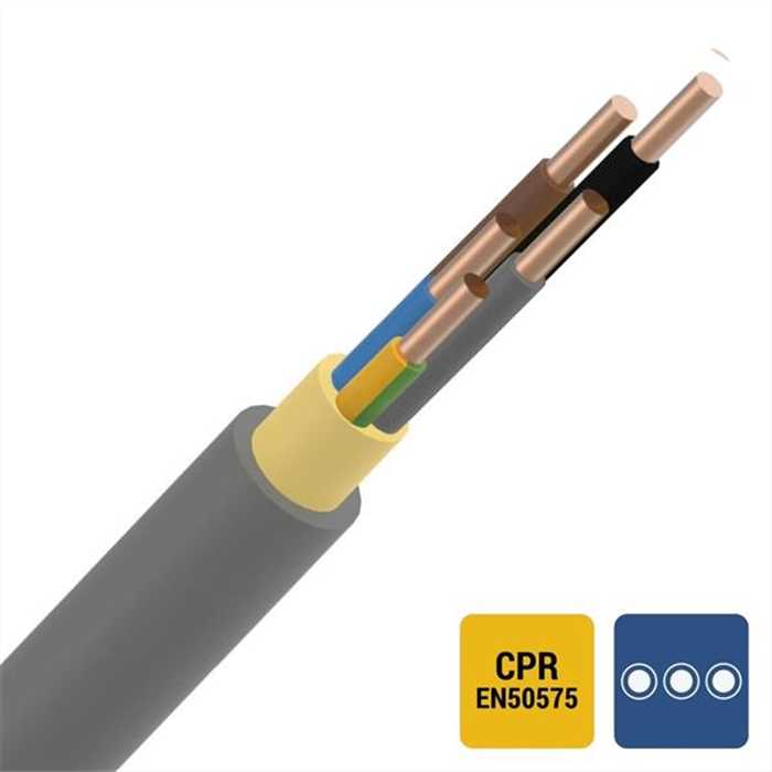CABLE D'INSTALLATION XVB-CCA 5G4 GRIS R100 CABLE D'INSTALLATION XVB-CCA 5G4 GRIS R100