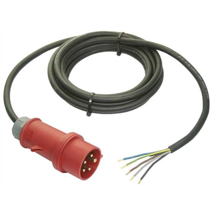 CABLE DE CONNEXION CEE H07RN-F 5G6 32A 5M CABLE DE CONNEXION CEE H07RN-F 5G6 32A 5M