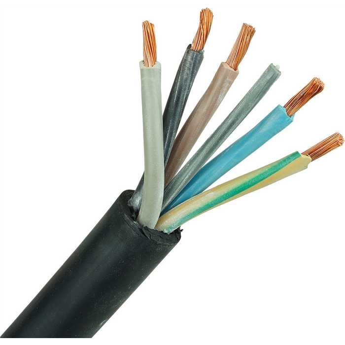 CABLE DE RACCORDEMENT CTMB H07RN-F ECA 5G2,5 NOIR B500 CABLE DE RACCORDEMENT CTMB H07RN-F ECA 5G2,5 NOIR B500