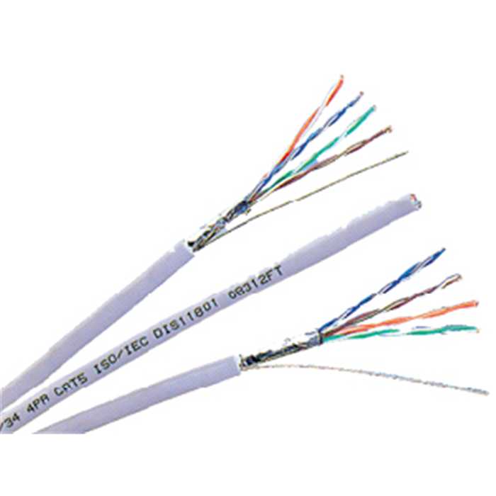 CABLE FTP CAT.5E Ø5,5 MM GRIS 305M CABLE FTP CAT.5E Ø5,5 MM GRIS 305M