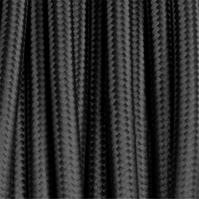 CABLE TEXTILE NOIR 2X0,75MM 5M CABLE TEXTILE NOIR 2X0,75MM 5M