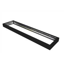 CADRE APPARENT NOIR POUR DALLE LED 30X120