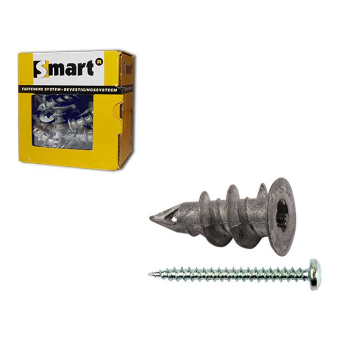 CHEVILLE METALLIQUE AUTOFORANTE + VIS 4,5X30 (25PC) CHEVILLE METALLIQUE AUTOFORANTE + VIS 4,5X30 (25PC)