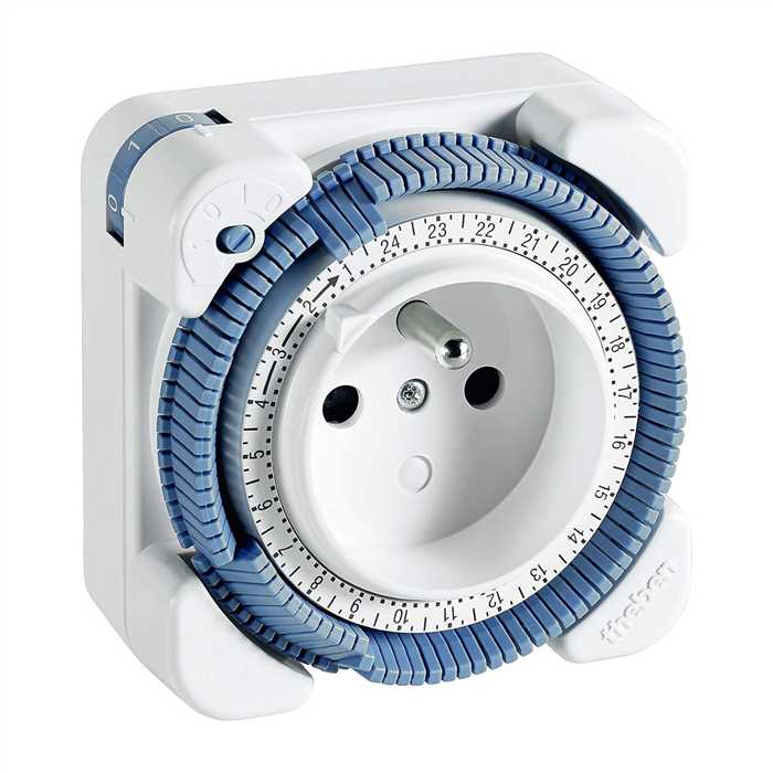 CHRONO-PROGRAMMATEUR 24H 230V 50HZ 1NO 16A CHRONO-PROGRAMMATEUR 24H 230V 50HZ 1NO 16A
