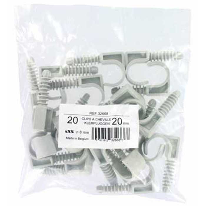 CLIPS A CHEVILLE 20MM (20PC) CLIPS A CHEVILLE 20MM (20PC)