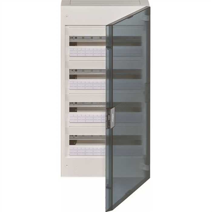 COFFRET VEGA 4 RANGEES 72 MODULES PORTE TRANSPARENTE COFFRET VEGA 4 RANGEES 72 MODULES PORTE TRANSPARENTE