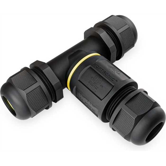 CONNECTEUR ETANCHE EN T IP68 3 POLES CONNECTEUR ETANCHE EN T IP68 3 POLES