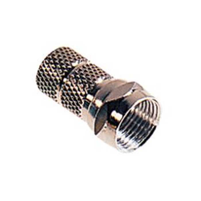 CONNECTEUR F CABLE COAX TELENET 7MM (2PC) CONNECTEUR F CABLE COAX TELENET 7MM (2PC)