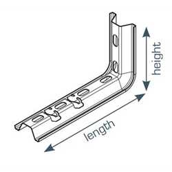 CONSOLE MURALE 150MM RAPIDE