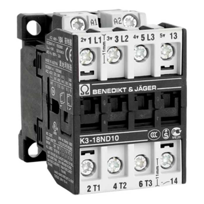 CONTACTEUR INDUSTRIEL COMPACT AC 7,5KW 3P 18A 230V 1NO CONTACTEUR INDUSTRIEL COMPACT AC 7,5KW 3P 18A 230V 1NO