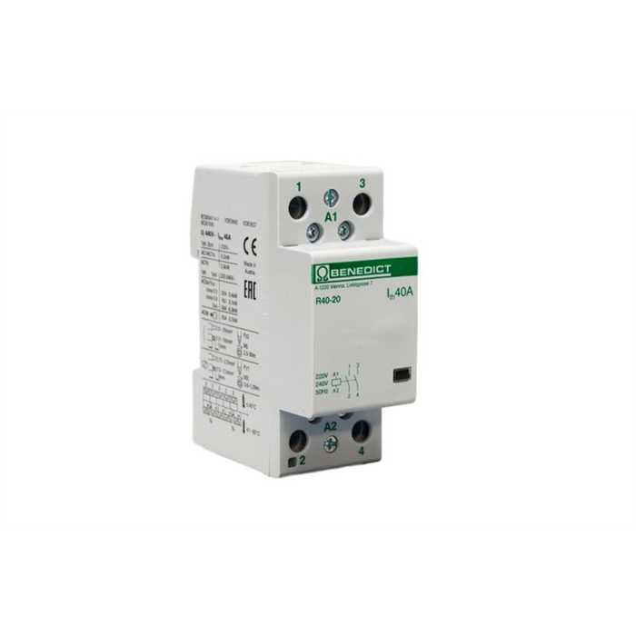 CONTACTEUR MODULAIRE 20A 230VAC 1NO CONTACTEUR MODULAIRE 20A 230VAC 1NO