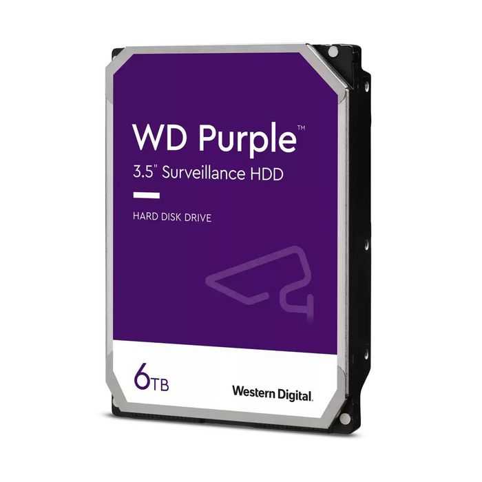 DISQUE DUR WESTERN DIGITAL PURPLE 6TB 256MB 3.5IN SATA DISQUE DUR WESTERN DIGITAL PURPLE 6TB 256MB 3.5IN SATA