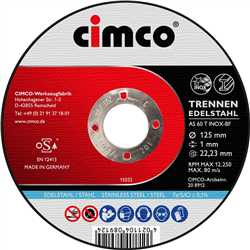 DISQUE POUR INOX 125MM