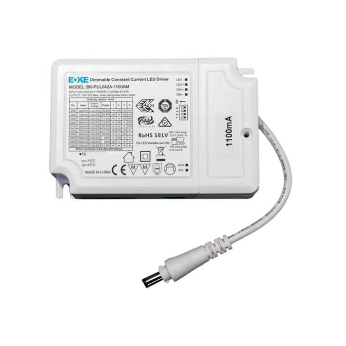 DRIVER LED BOKE 600-1050MA 40W DIM 1-10V DRIVER LED BOKE 600-1050MA 40W DIM 1-10V