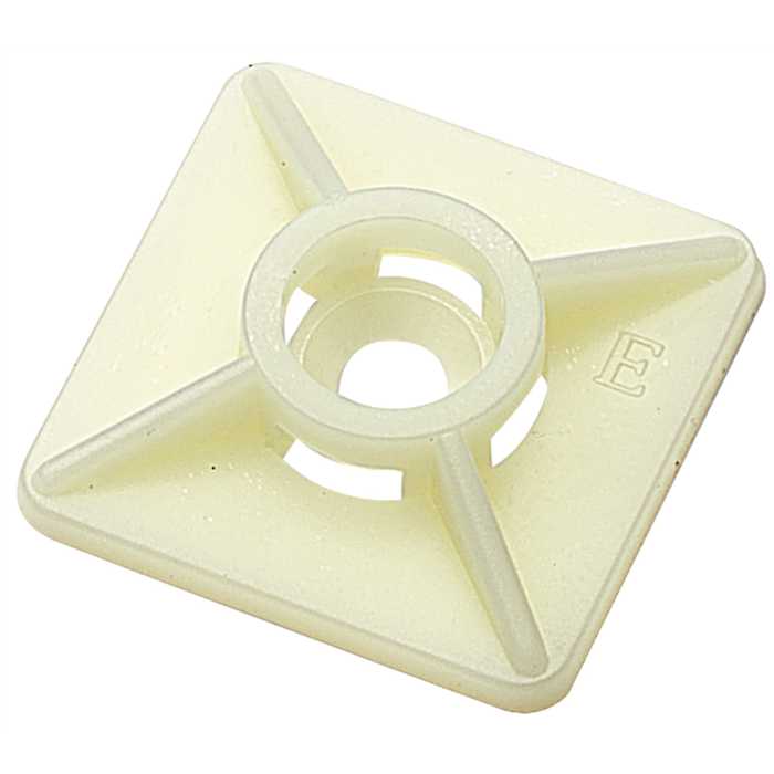 EMBASES BLANCHES  27X27 MM (100PC) EMBASES BLANCHES  27X27 MM (100PC)