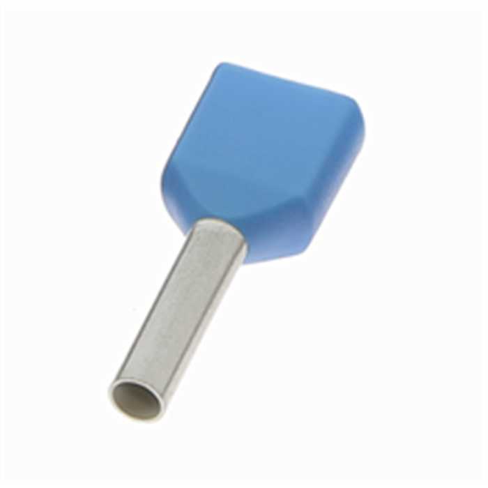 EMBOUT DOUBLE BL 2X0.75MM² (100PC) EMBOUT DOUBLE BL 2X0.75MM² (100PC)