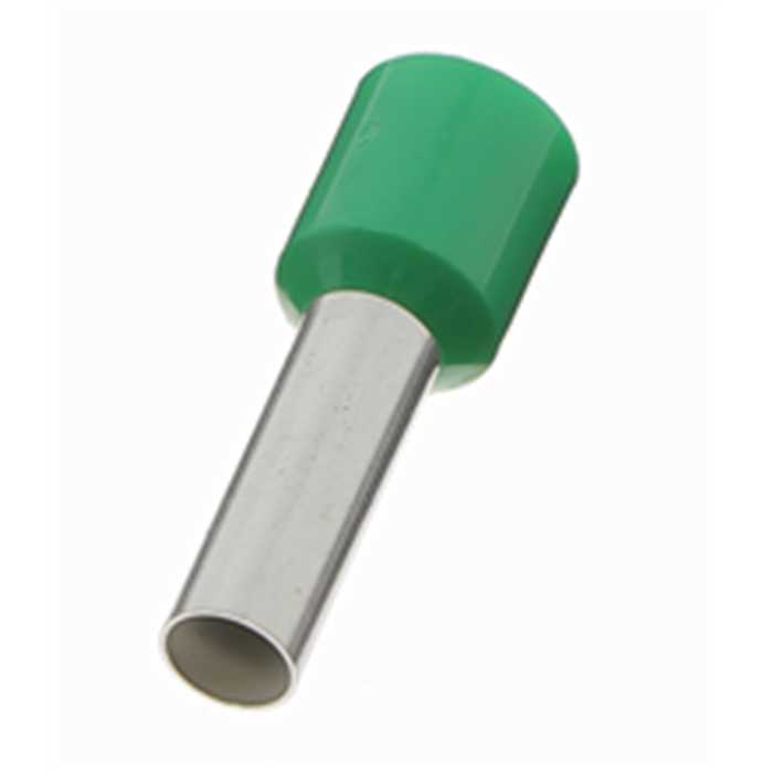 EMBOUT SIMPLE 6MM² VERT (100PC) EMBOUT SIMPLE 6MM² VERT (100PC)