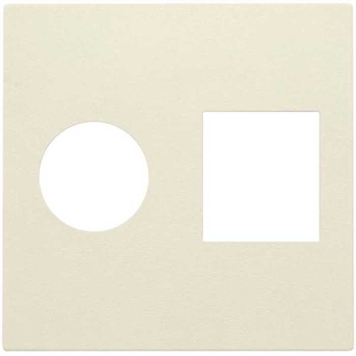 ENJOLIVEUR PRISE COAXIALE TV ET RJ45 CREAM ENJOLIVEUR PRISE COAXIALE TV ET RJ45 CREAM