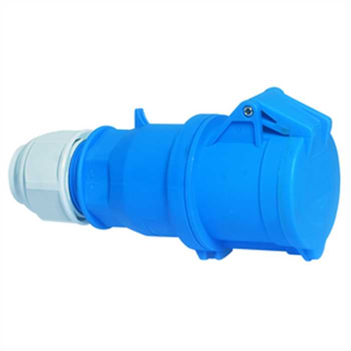 FICHE FEMELLE CEE 3P 16A 230V AVEC PRESSE ETOUPE FICHE FEMELLE CEE 3P 16A 230V AVEC PRESSE ETOUPE