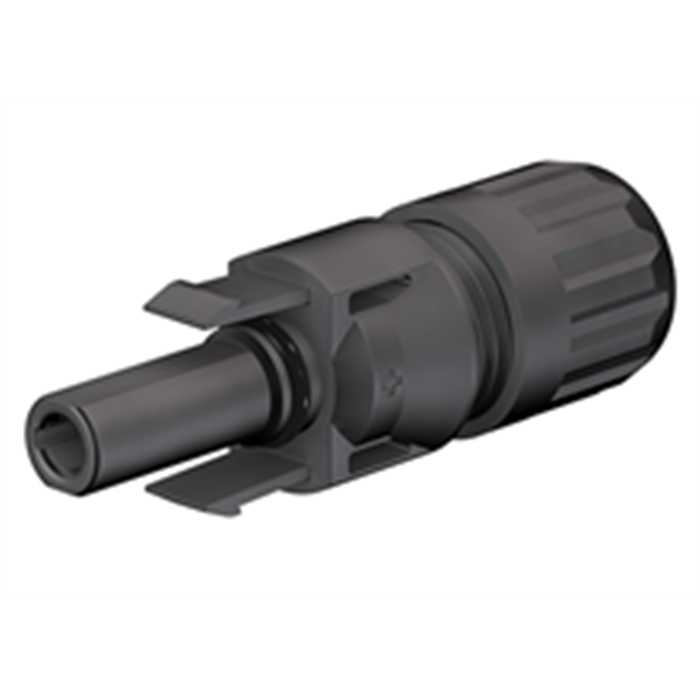 FICHE FEMELLE PVC MC4 NOIR FICHE FEMELLE PVC MC4 NOIR