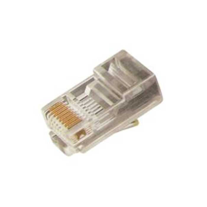 FICHE RJ45 MODULAIRE CAT.5E AVEC GUIDE A SERTIR (10PC) FICHE RJ45 MODULAIRE CAT.5E AVEC GUIDE A SERTIR (10PC)
