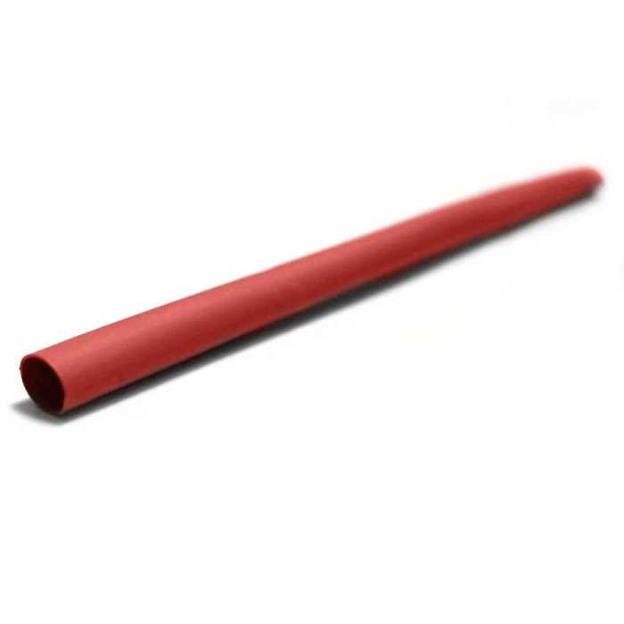 GAINE THERMO ROUGE 1M - ET100 - 6,4MM - 2:1 GAINE THERMO ROUGE 1M - ET100 - 6,4MM - 2:1