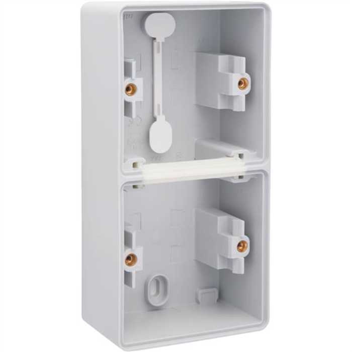 HYDRO - BOITE DOUBLE VERTICAL 2 ENTREES GRIS IP55 HYDRO - BOITE DOUBLE VERTICAL 2 ENTREES GRIS IP55