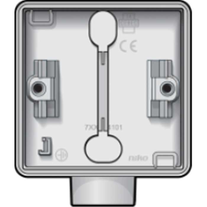 HYDRO BOITE SIMPLE 1 ENTREE BLANC HYDRO BOITE SIMPLE 1 ENTREE BLANC