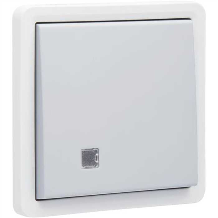 HYDRO - INTERRUPTEUR VA-ET-VIENT GRIS AVEC TEMOIN IP55 HYDRO - INTERRUPTEUR VA-ET-VIENT GRIS AVEC TEMOIN IP55
