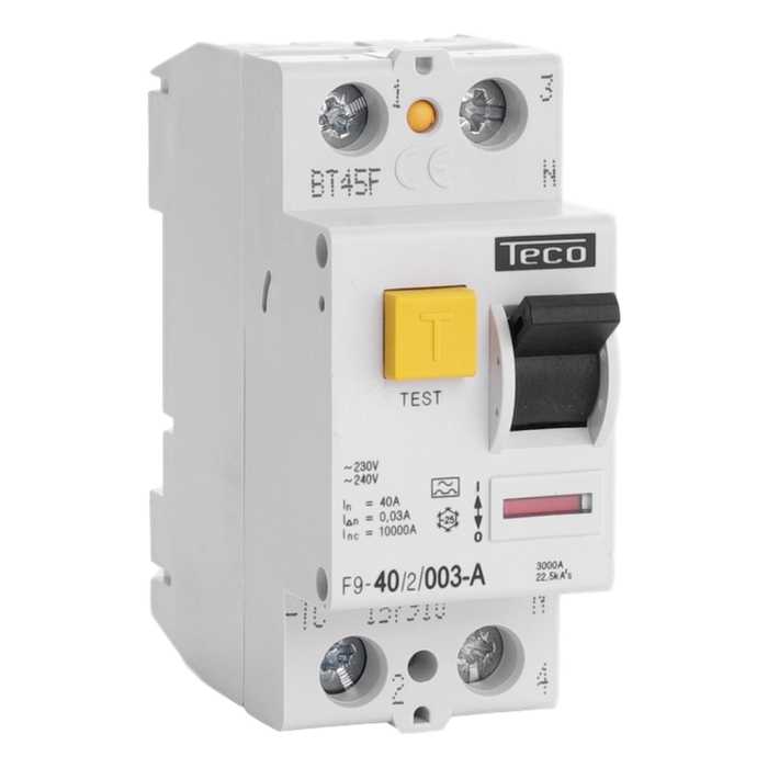 INTERRUPTEUR DIFFERENTIEL TC 2P 40A 300MA TYPE A INTERRUPTEUR DIFFERENTIEL TC 2P 40A 300MA TYPE A