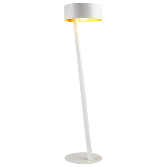 LAMPADAIRE "NOMA" E27 BLANC/DORE LAMPADAIRE "NOMA" E27 BLANC/DORE