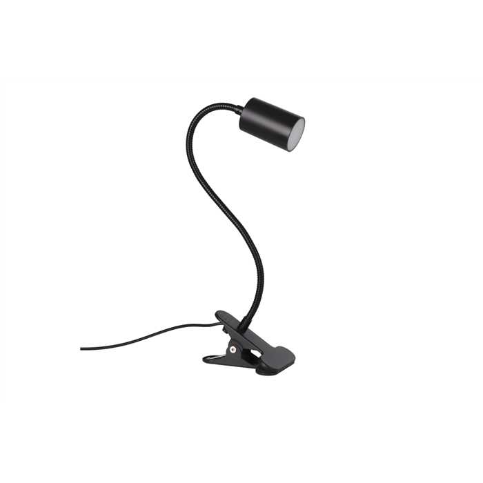 LAMPE A PINCE "LARDARO" 3,6W 830 NOIR +INTERRUPTEUR LAMPE A PINCE "LARDARO" 3,6W 830 NOIR +INTERRUPTEUR
