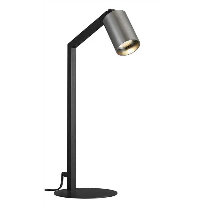 LAMPE DE TABLE "TABOO" GU10 NOIR/ALU LAMPE DE TABLE "TABOO" GU10 NOIR/ALU
