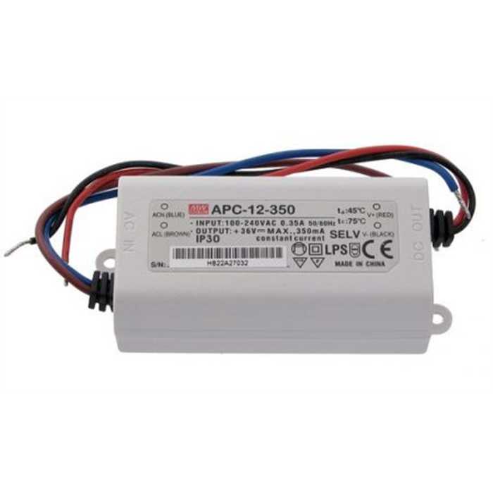 LED VOEDING 350MA 1-12W NIET-DIMBAAR IP42 LED VOEDING 350MA 1-12W NIET-DIMBAAR IP42