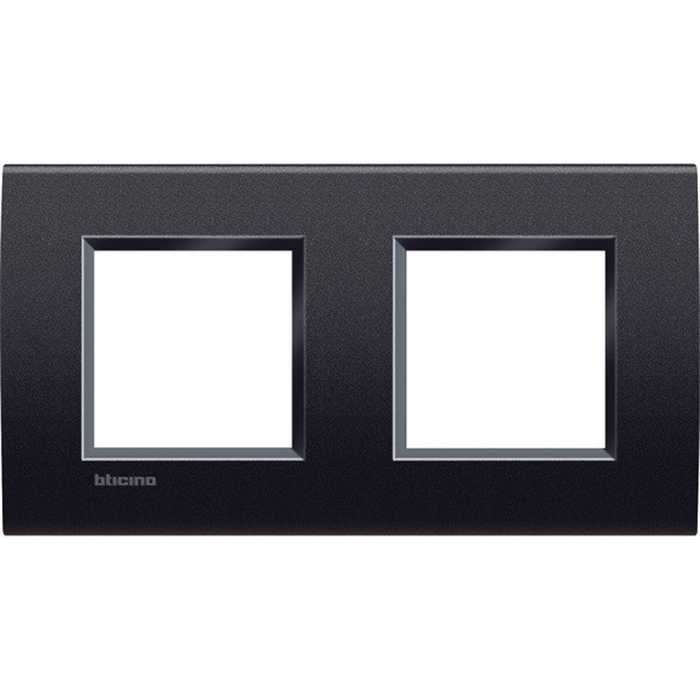 LIVINGLIGHT - PLAQUE 2X2 MODULES 71MM ANTHRACITE LIVINGLIGHT - PLAQUE 2X2 MODULES 71MM ANTHRACITE