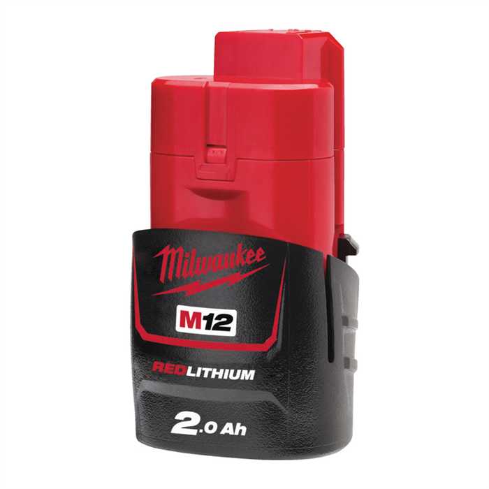 M12 B2 BATTERIE RED LITHIUM 2.0AH M12 B2 BATTERIE RED LITHIUM 2.0AH