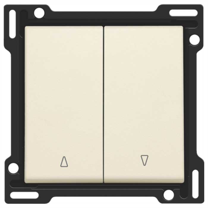 MANETTE BOUTON POUSSOIR DOUBLE POUR VOLETS CREME MANETTE BOUTON POUSSOIR DOUBLE POUR VOLETS CREME