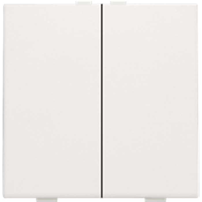 NIKO HOME CONTROL - BOUTON POUSSOIR DOUBLE BLANC NIKO HOME CONTROL - BOUTON POUSSOIR DOUBLE BLANC